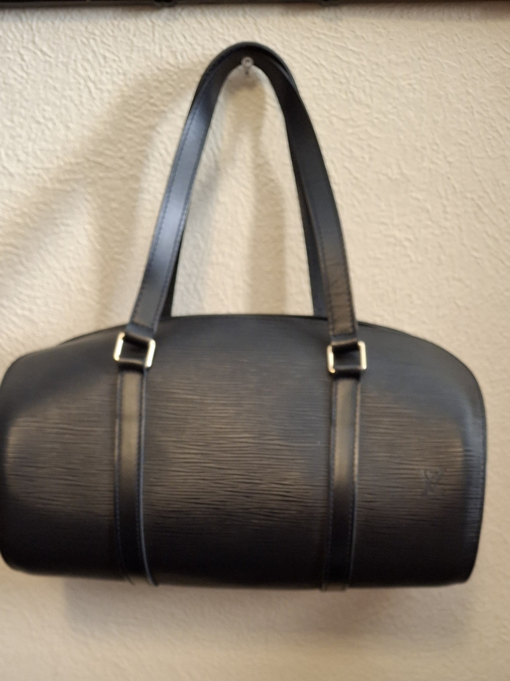 Louis Vuitton Black Epi Barrel Tote